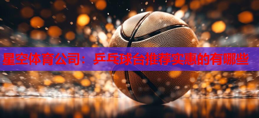 乒乓球台推荐实惠的有哪些